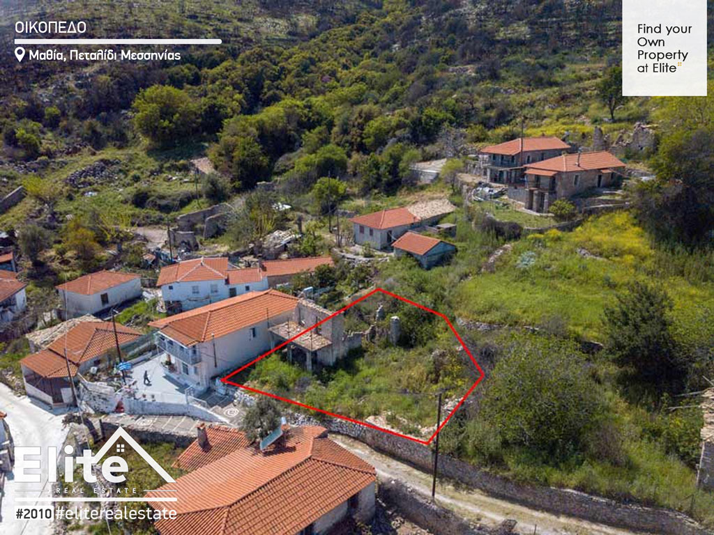 Sale of a plot of land in Mathia Peralidi - ELITE REAL ESTATE KALAMATA