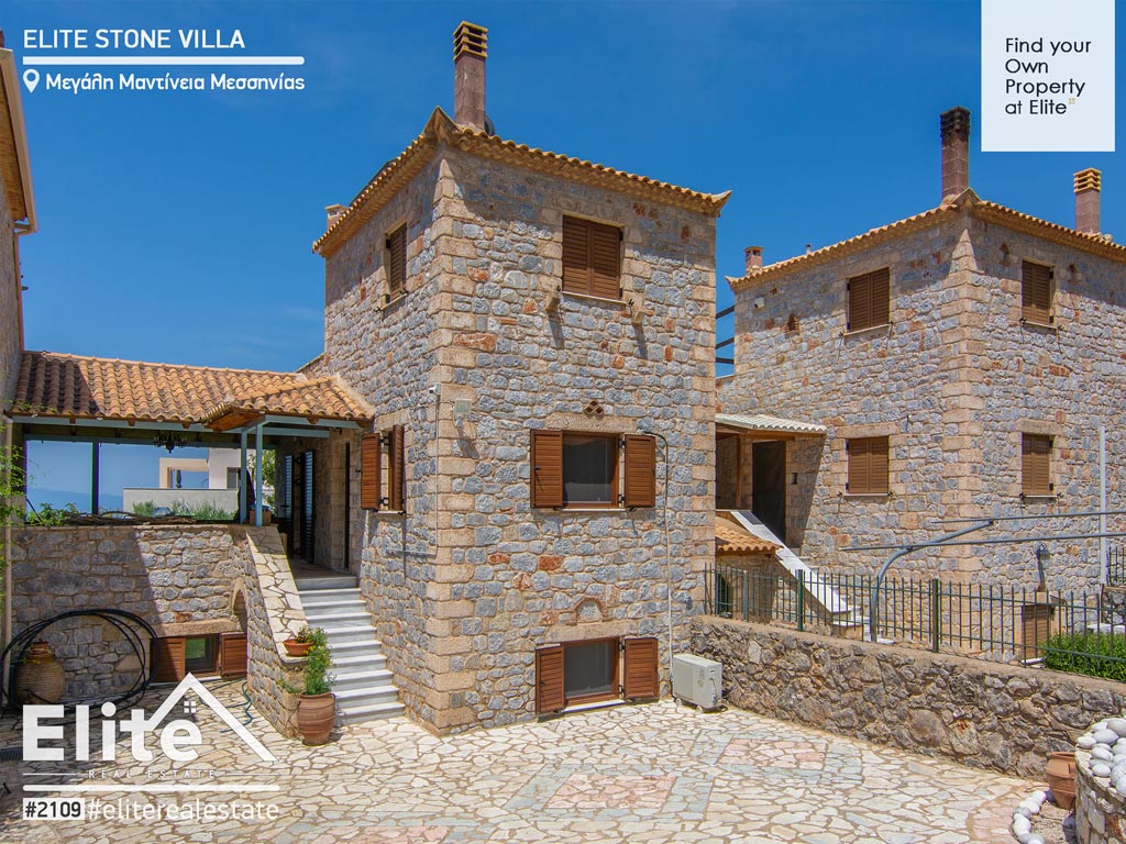 KURZFRISTIGE VERMIETUNG IN GREAT MANTINIA, MESSINIA | ELITE STONE VILLA