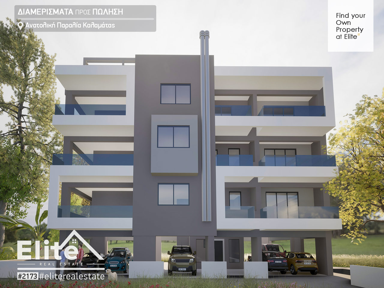 Sales of newly built apartments Kalamata 2023-2025