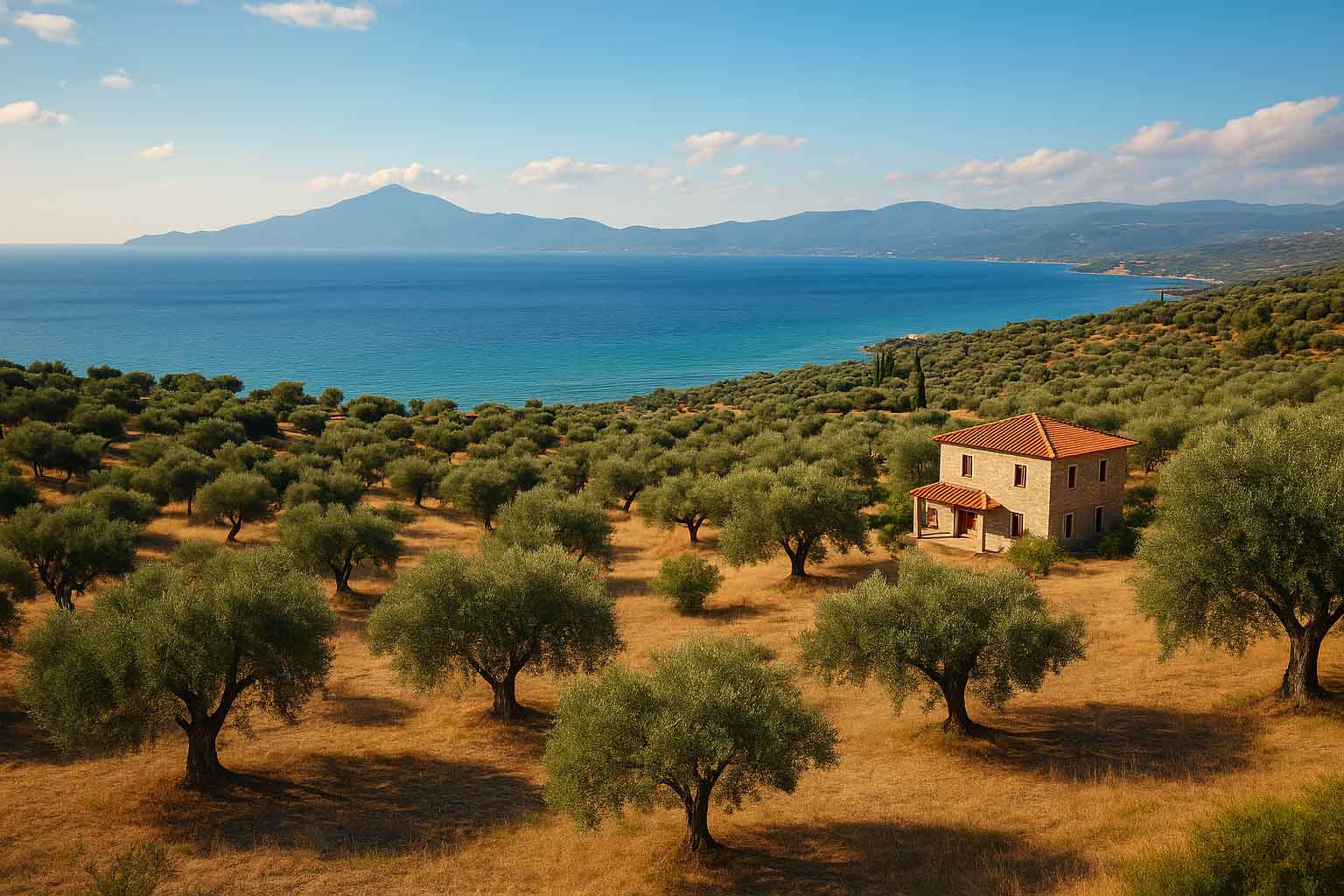 Casa con gli ulivi - Investimento e stile di vita in Messenia