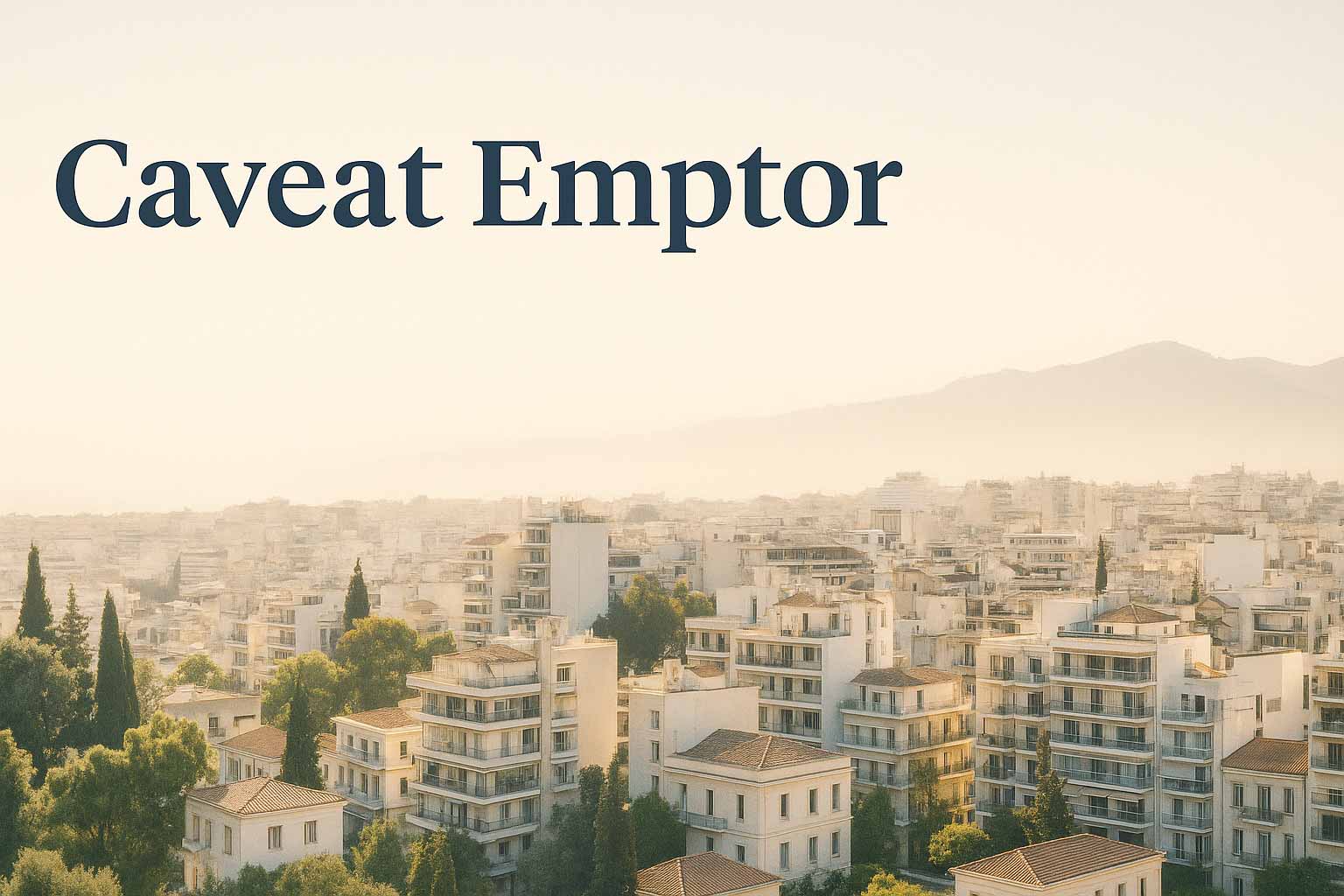 Caveat Emptor - The Doctrine that Protects Buyers & Renters in the Real Estate Market